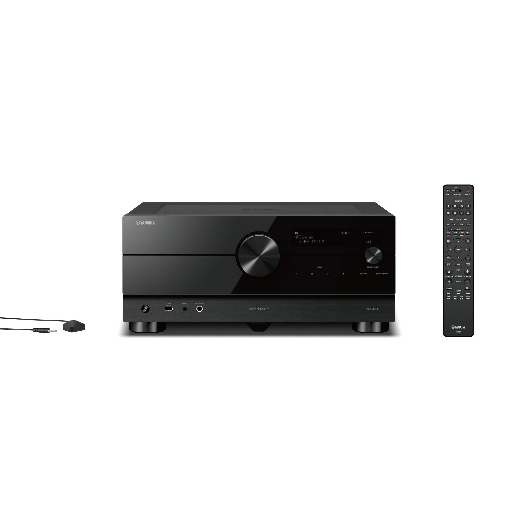 Yamaha RX-A6ABL AVENTAGE 9.2-Channel AV Receiver with 8K HDMI and MusicCast