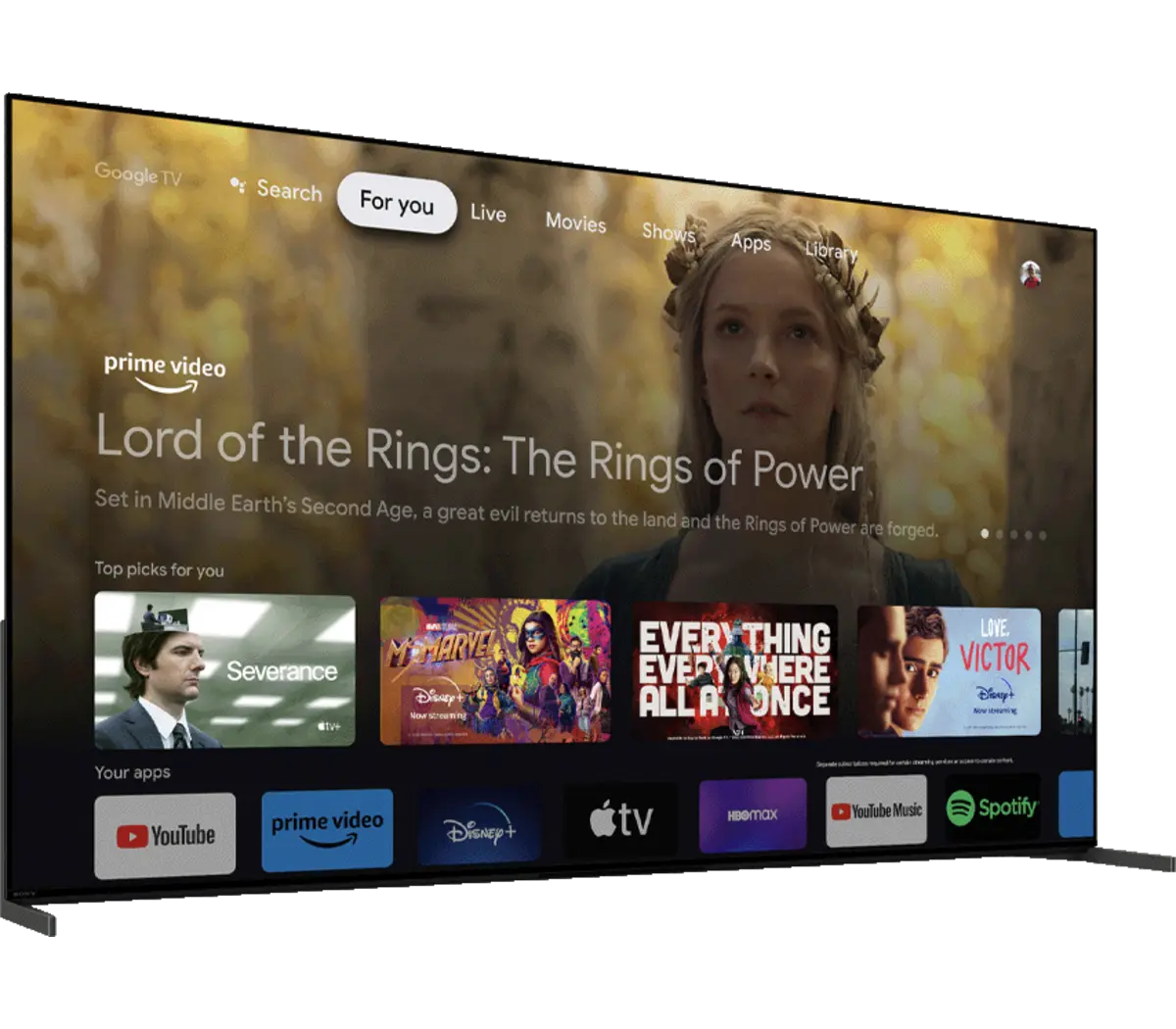 Sony BRAVIA XR Class A95L 55"-77" QD-OLED 4K HDR Google TV