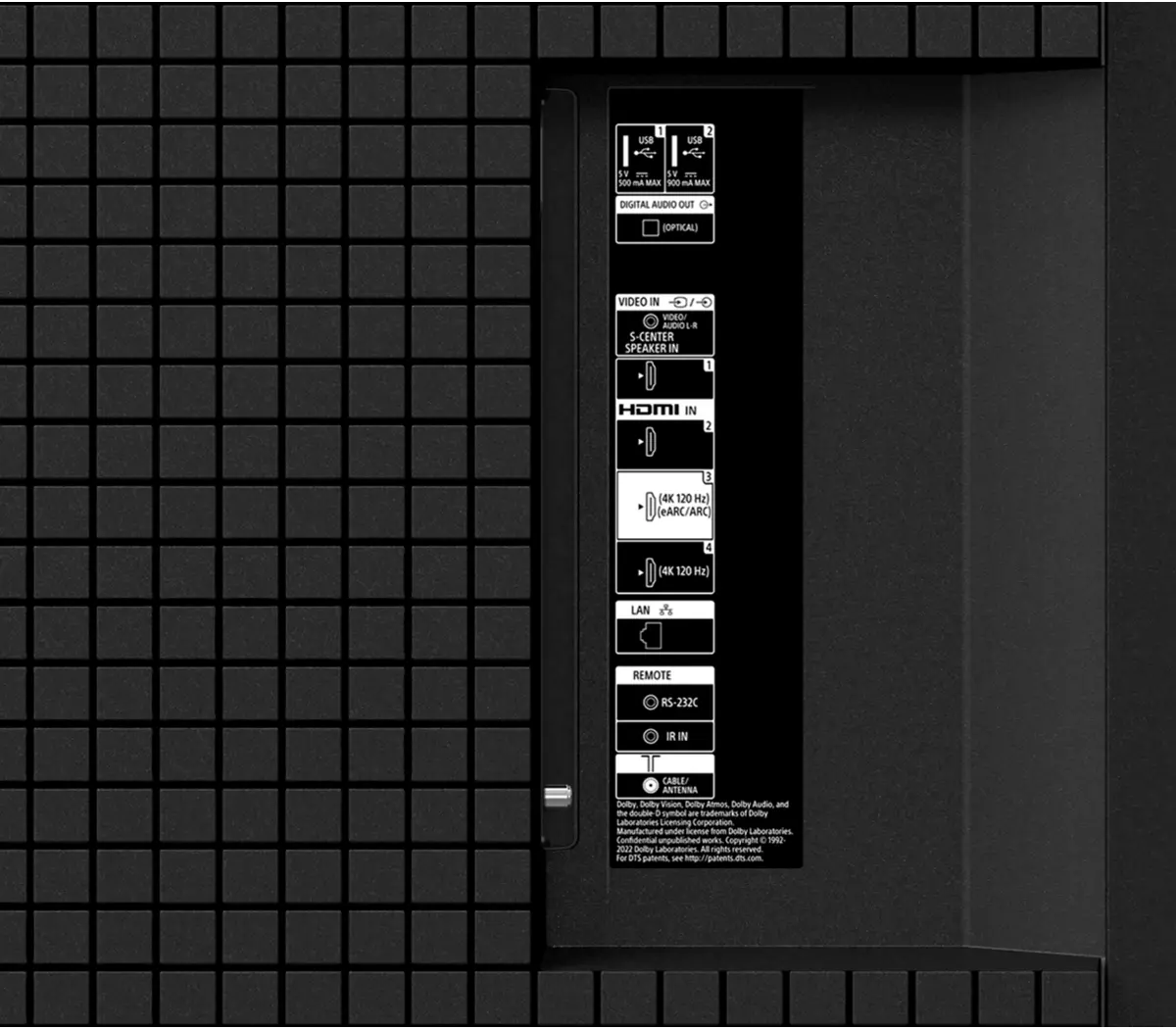 Sony x90L Series 65" Full Array LED 4K HDR Google TV (2023)