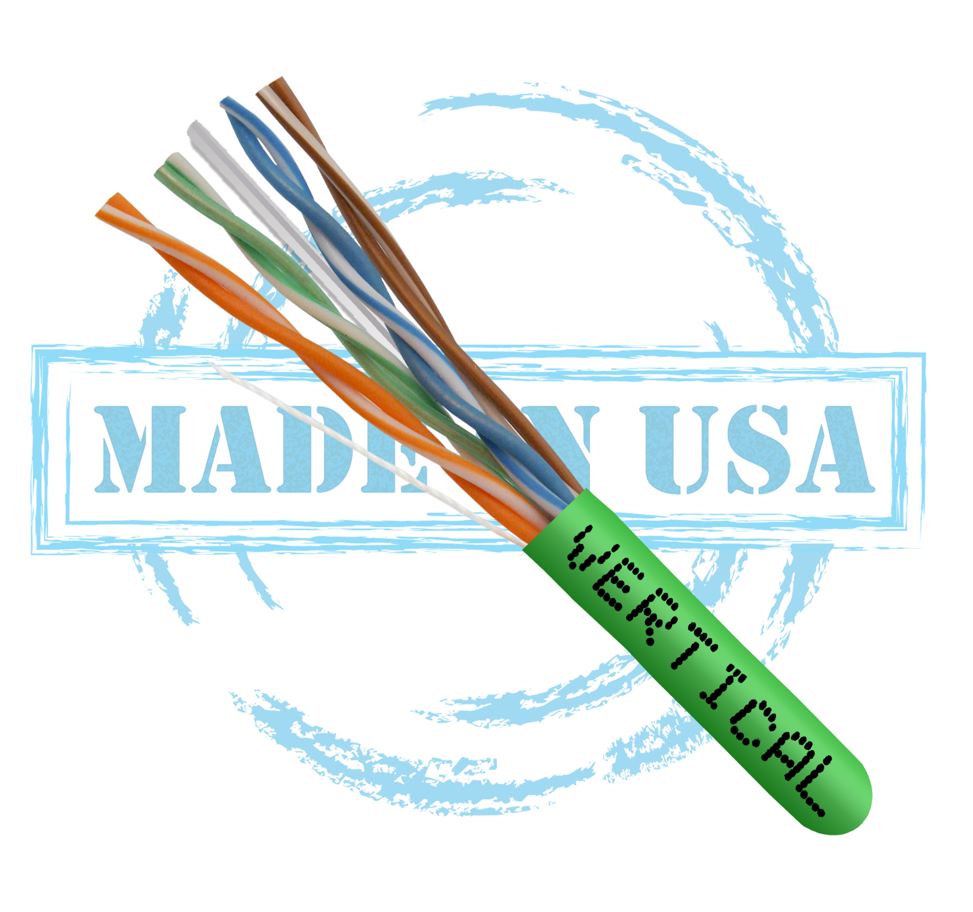 Vertical Cable CAT6 UTP CMP (Plenum-Rated) 1000ft Spool