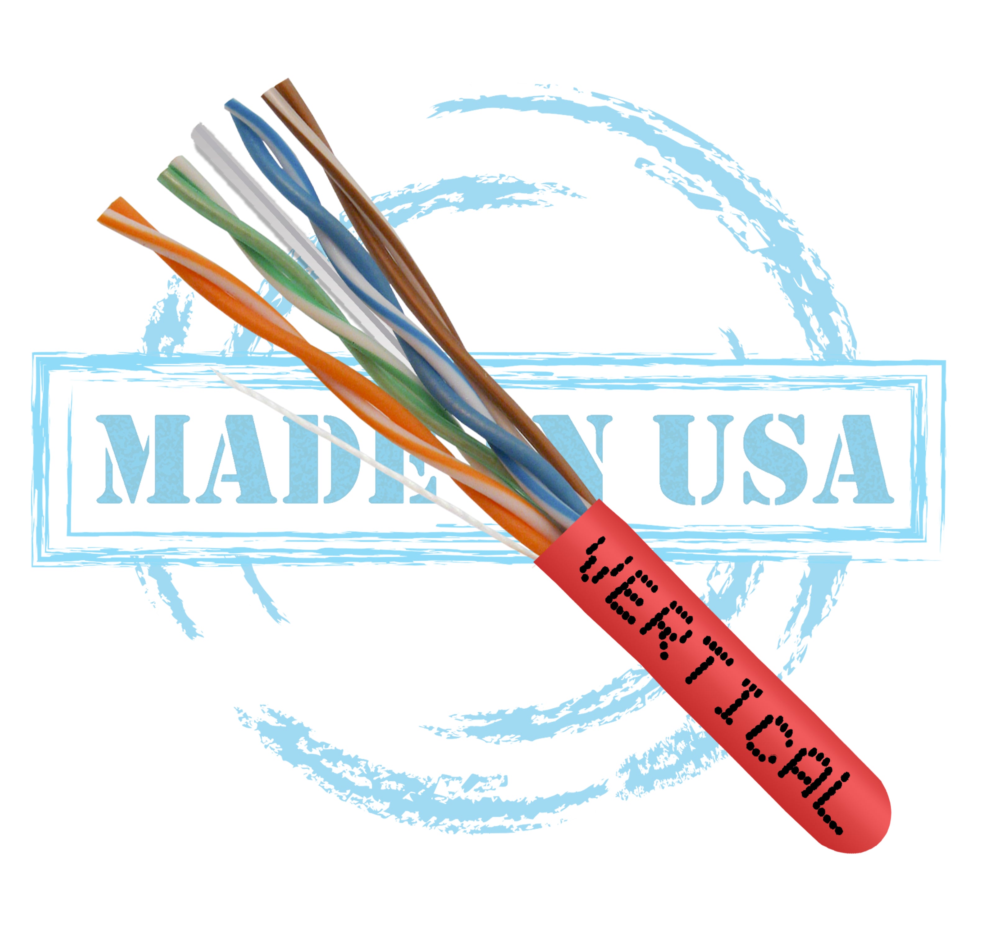 Vertical Cable CAT6 UTP CMP (Plenum-Rated) 1000ft Spool