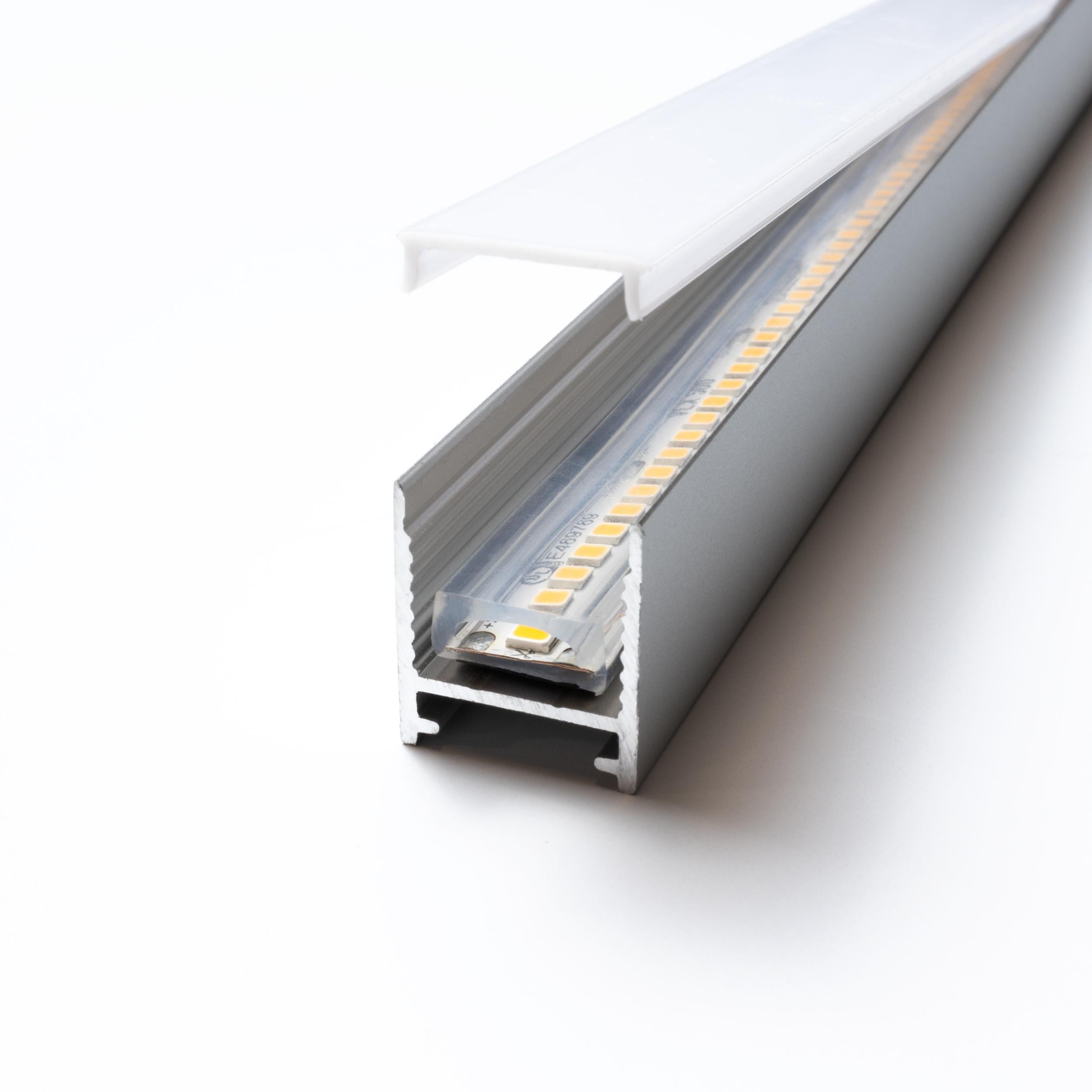 Diode Channel Bundle, 16mm, Accessory Pack, 2 open end cap, 2 closed end cap, 4 mounting clips