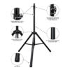 Earthquake 2B-ST35M v2 ONE PAIR of STEEL DJ speaker stand with 35mm dia. Pole and carrying bag