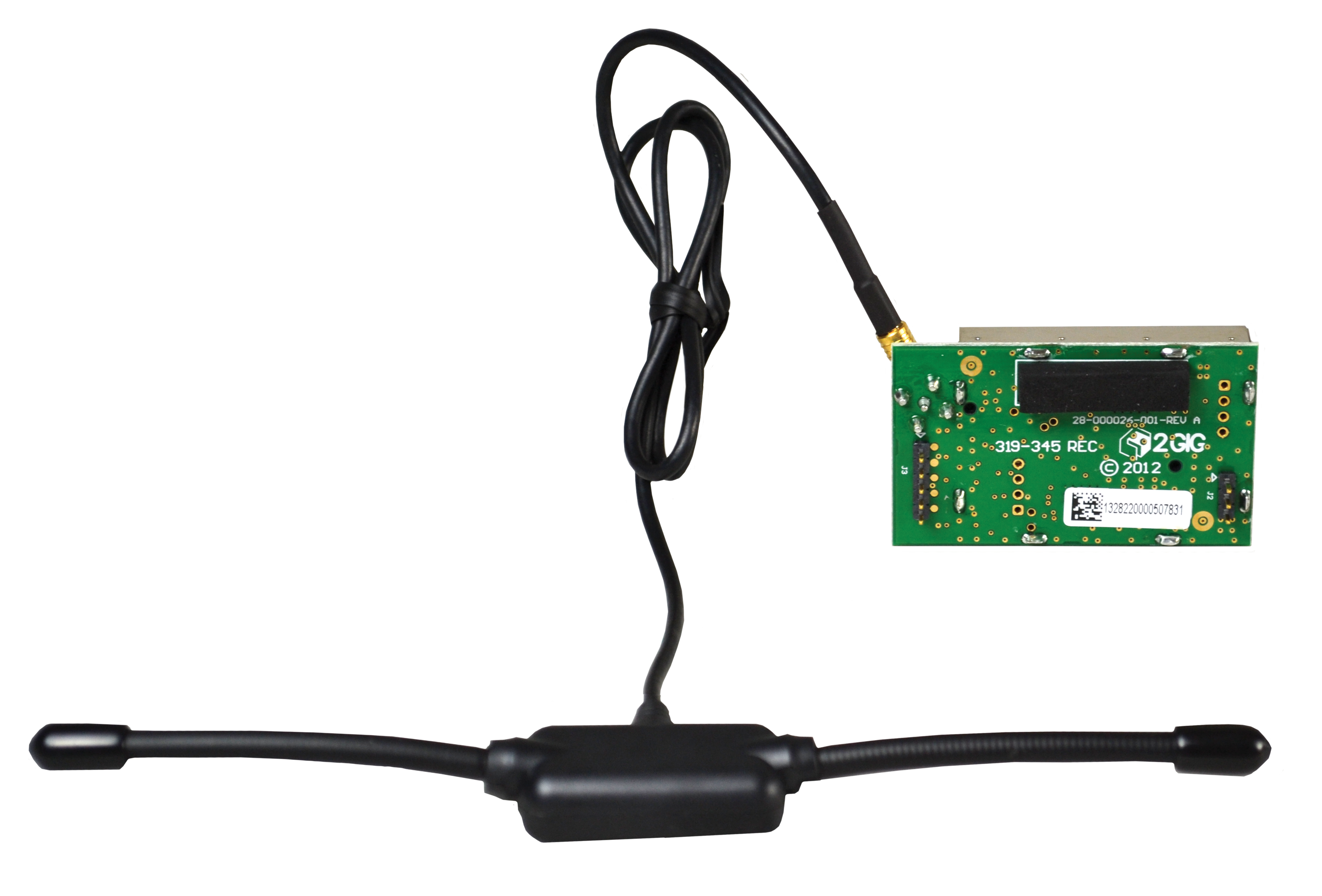 2GIG GC2/GC2e Receiver, for 319MHz & 345MHz sensors 2GIG-DREC2-319