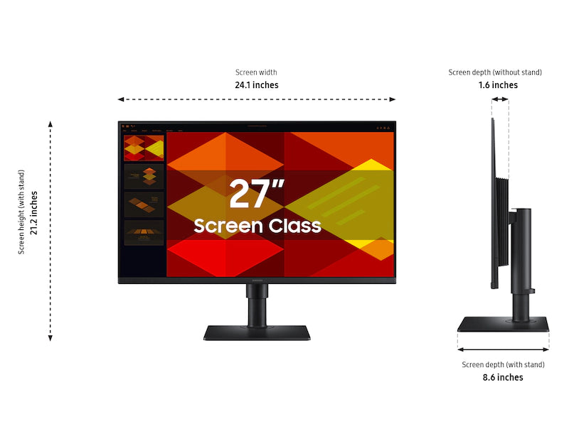 Samsung S27D408GAN LCD 27 S40GD FHD Monitor