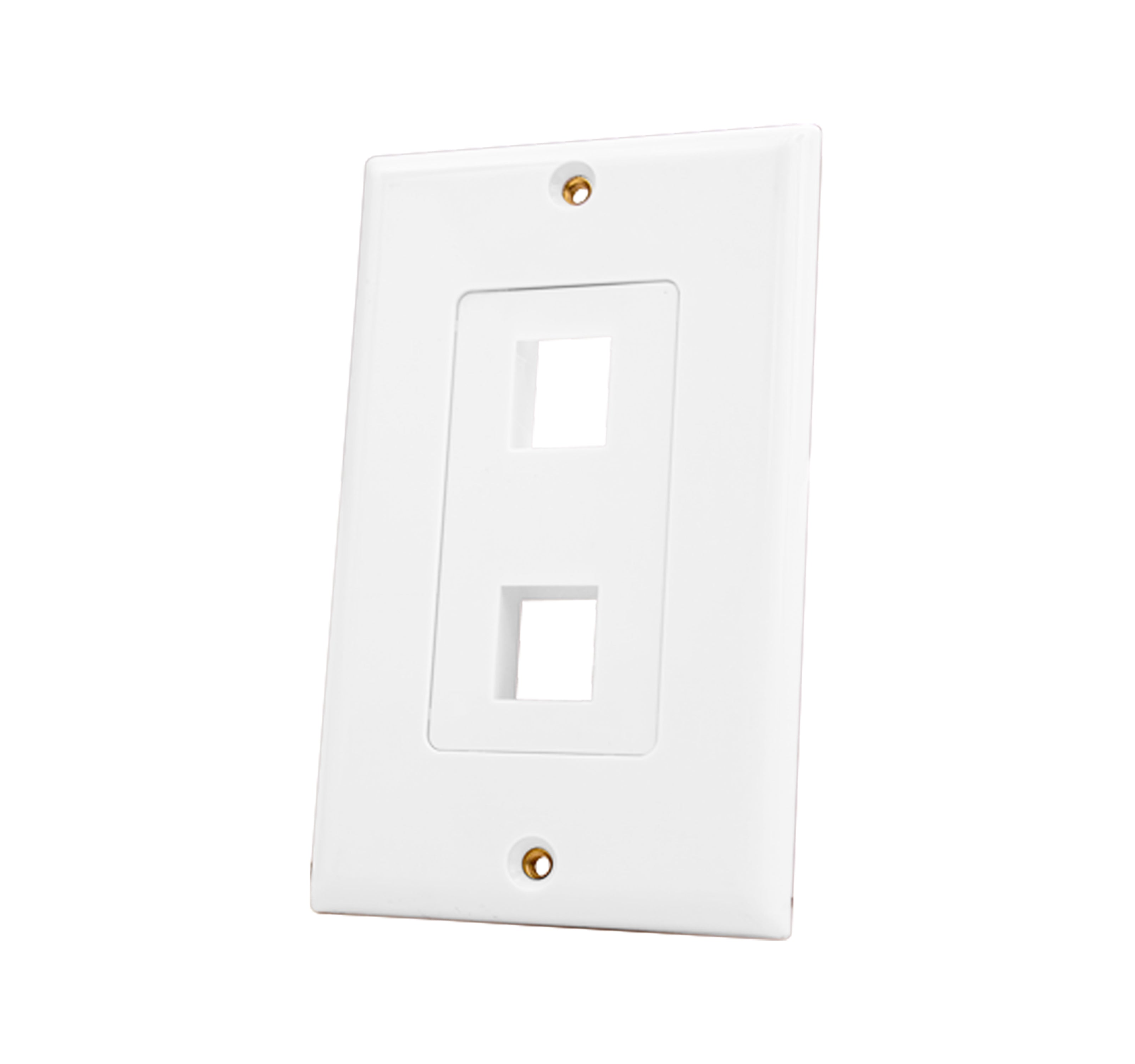 Vertical Cable Keystone Wall Plate (Decora Style) – 308 Series