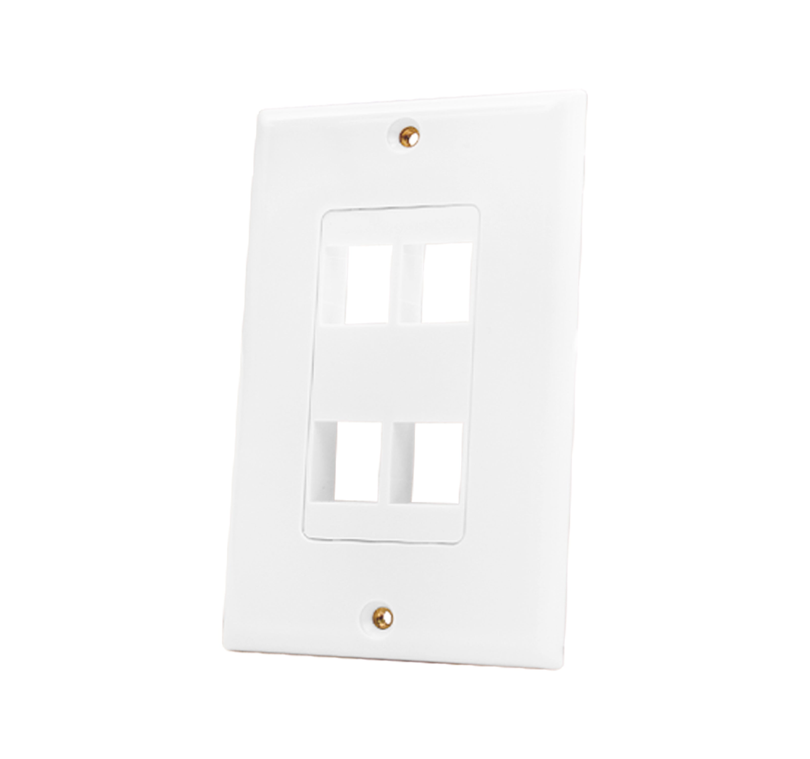 Vertical Cable Keystone Wall Plate (Decora Style) – 308 Series