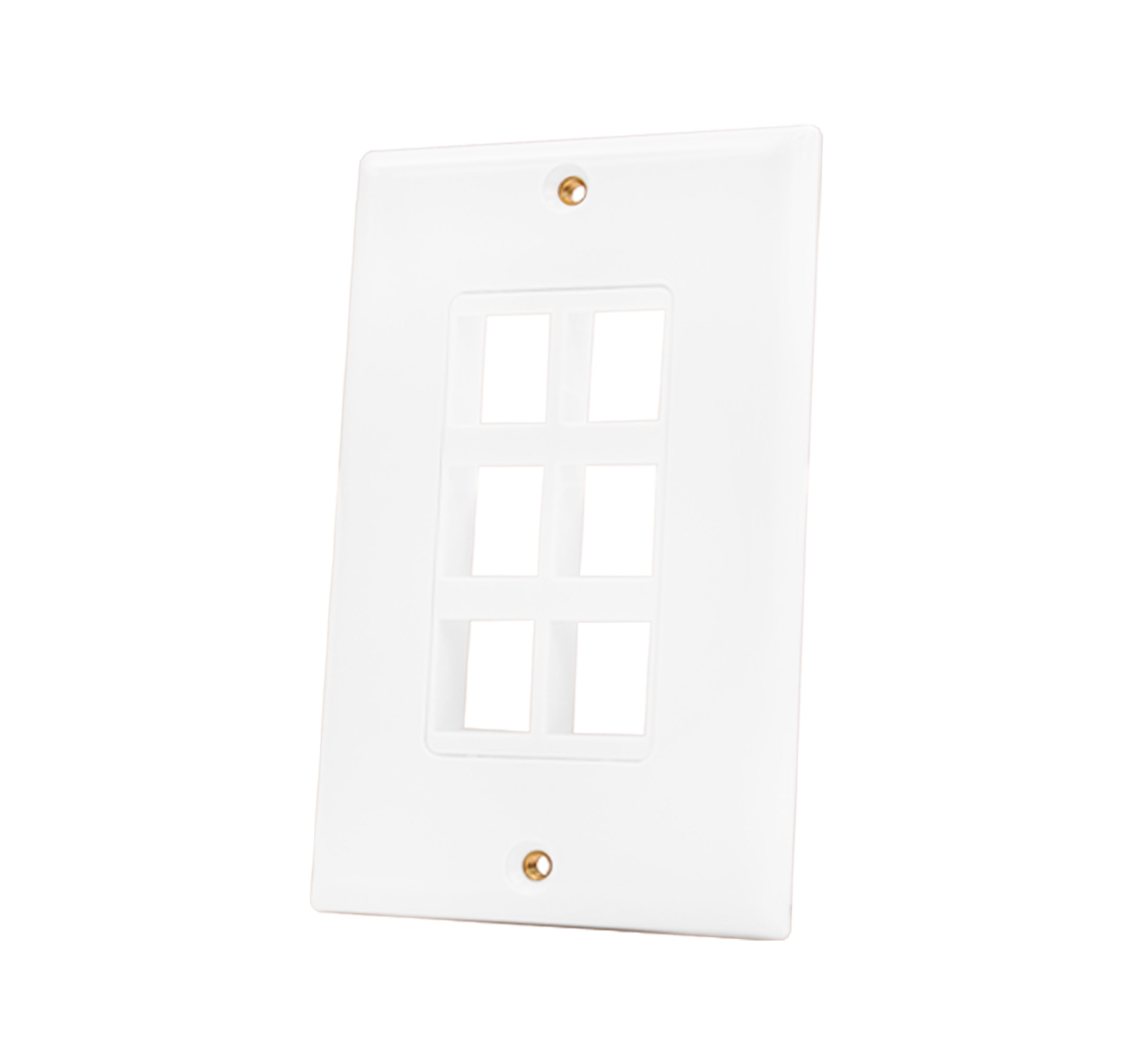 Vertical Cable Keystone Wall Plate (Decora Style) – 308 Series