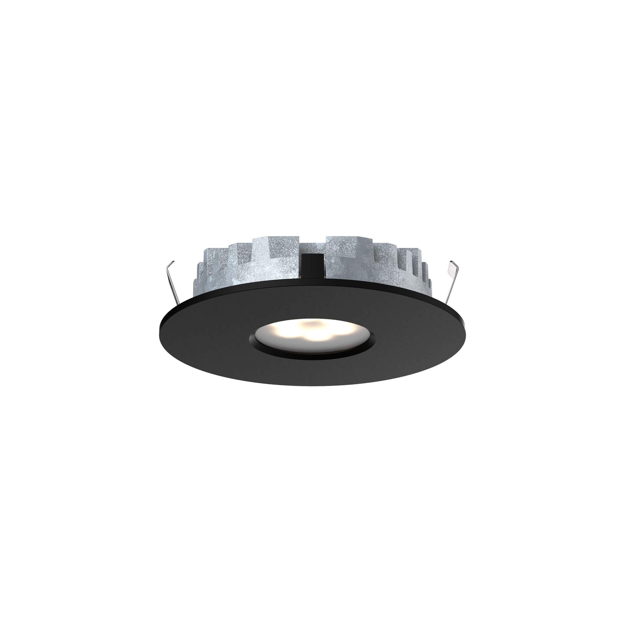 DALS 4001-CC-BK 12V LED recessed superpuck, 5CCT