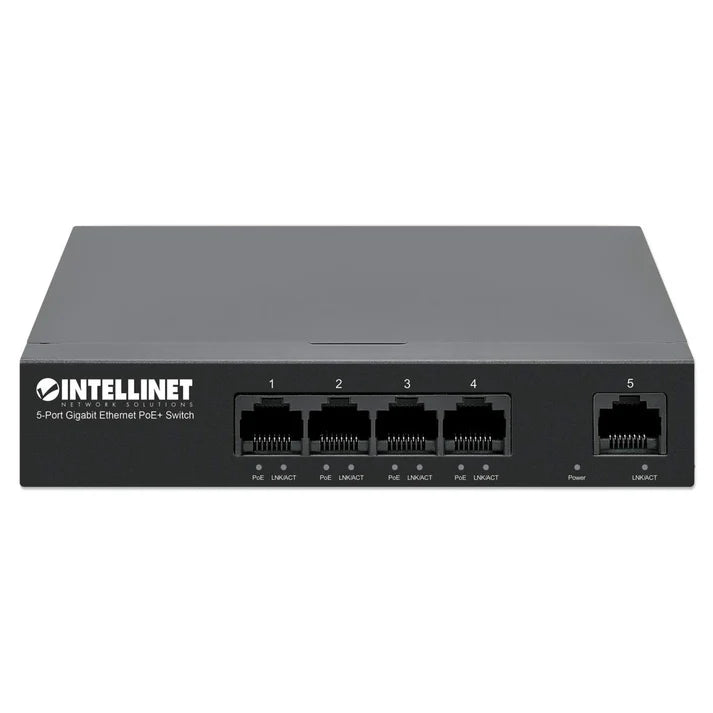 Intellinet 561792 5-Port Gigabit Ethernet PoE+ Switch