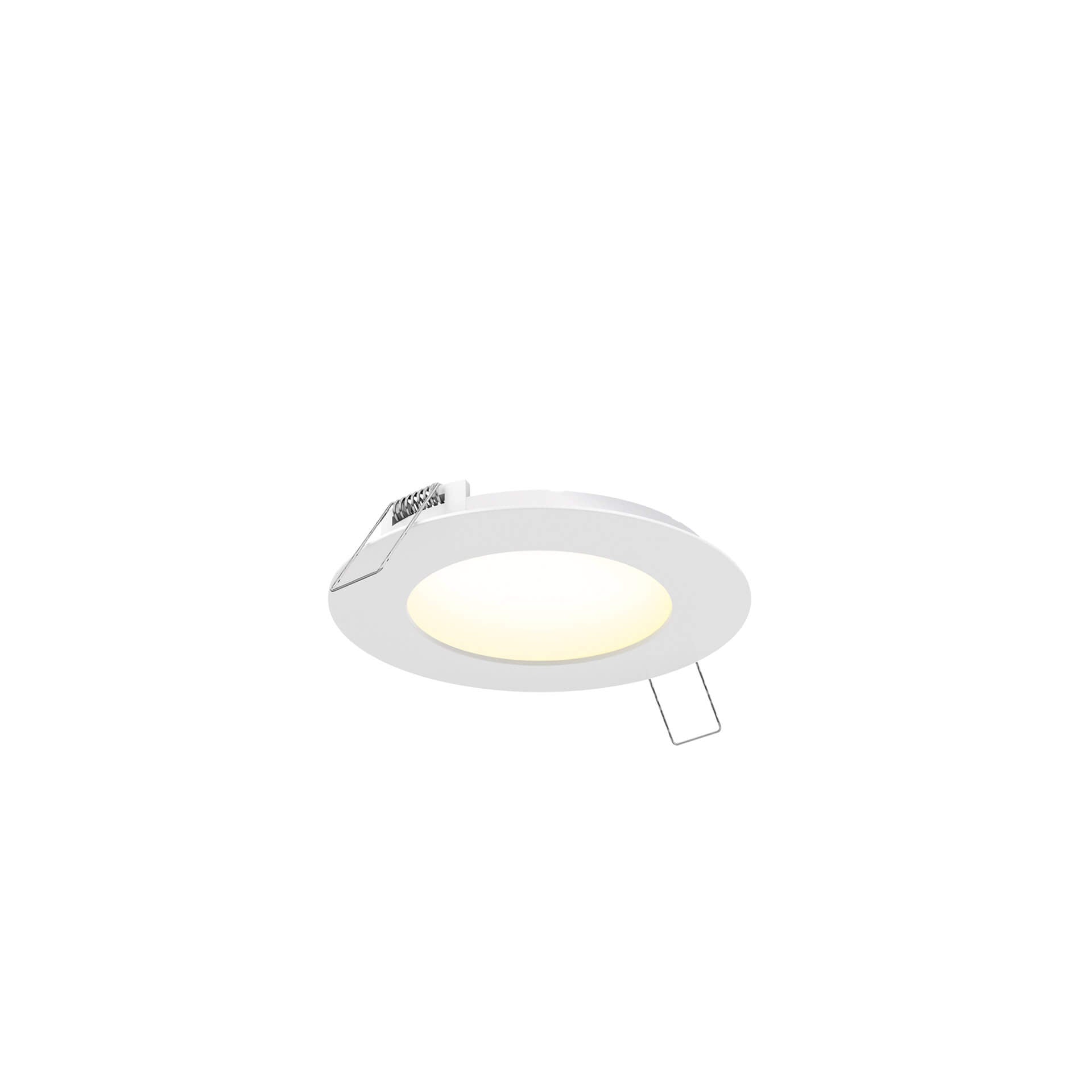 DALS 5003-CC-V-WH Multi CCT Slim Round Recessed Panel Light - universal 120V-347V, 0-10V dimming