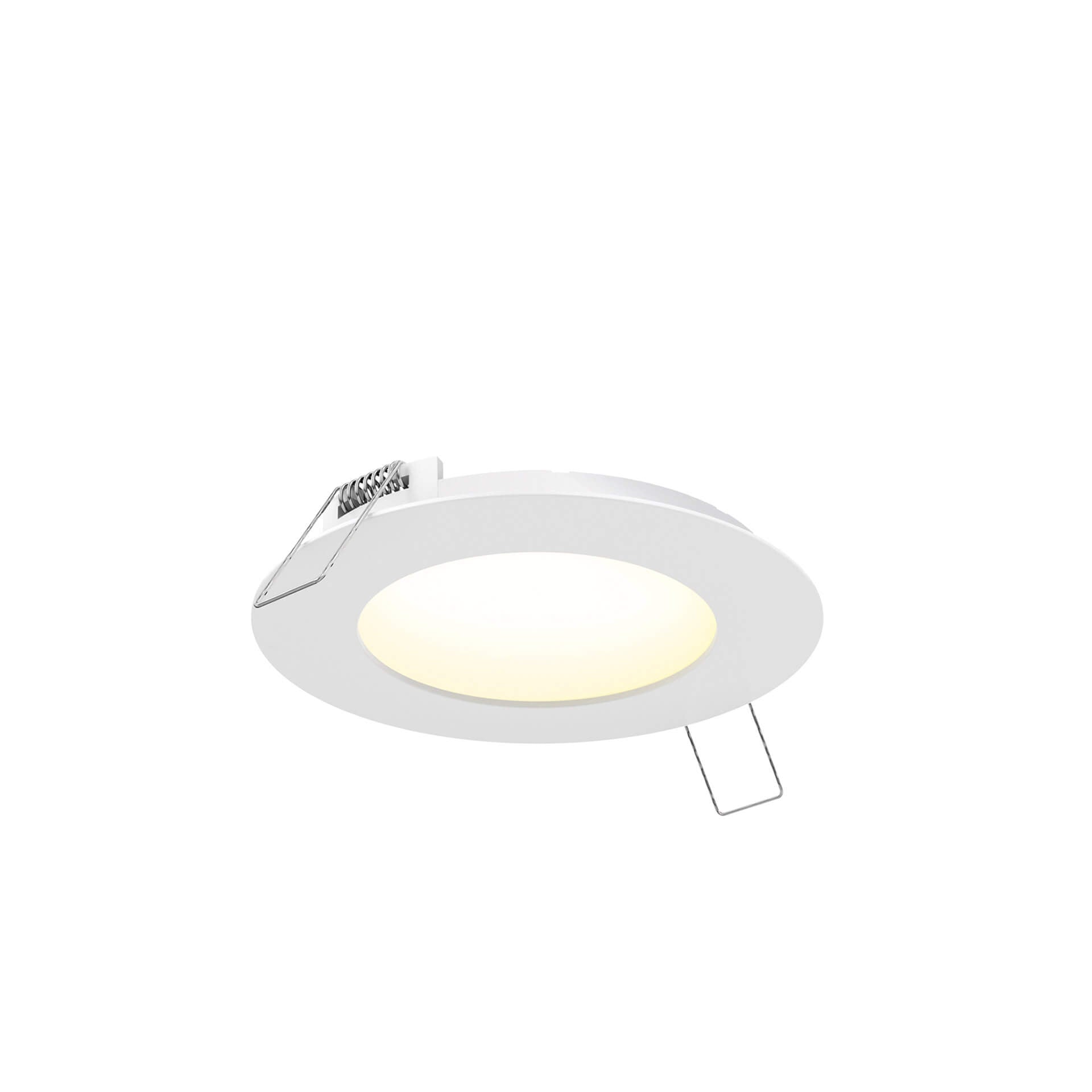 DALS 5006-CC-V-WH Multi CCT Slim Round Recessed Panel Light - universal 120V-347V, 0-10V dimming
