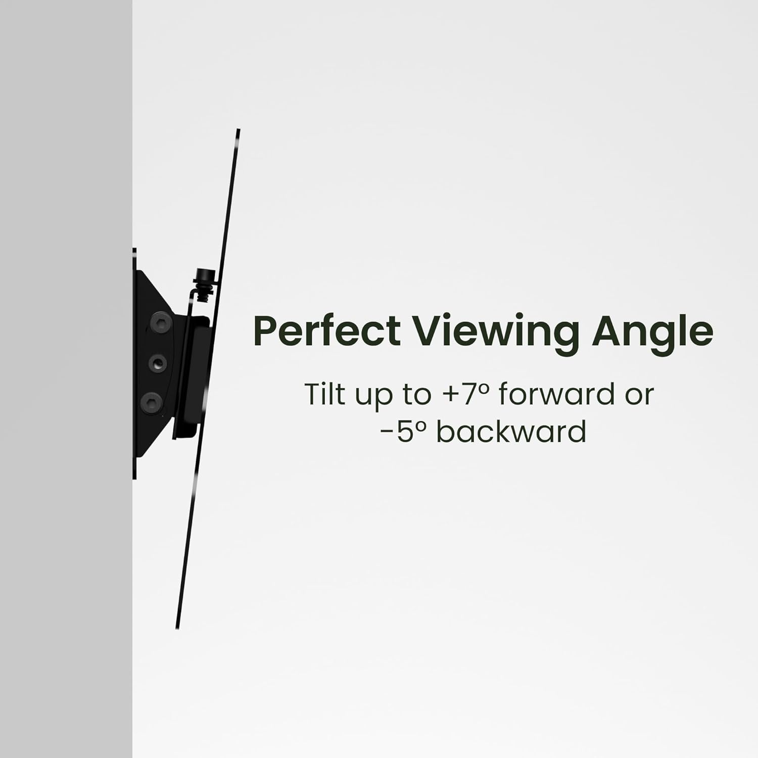 Kanto LT100 Low-Profile Tilting 15" to 45" TV Wall Mount