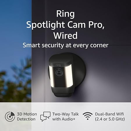 Ring Spotlight Cam Pro, Wired