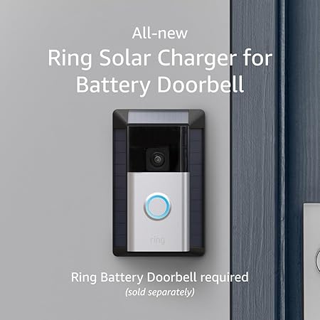 Ring All-new Ring Solar Charger for Battery Doorbell