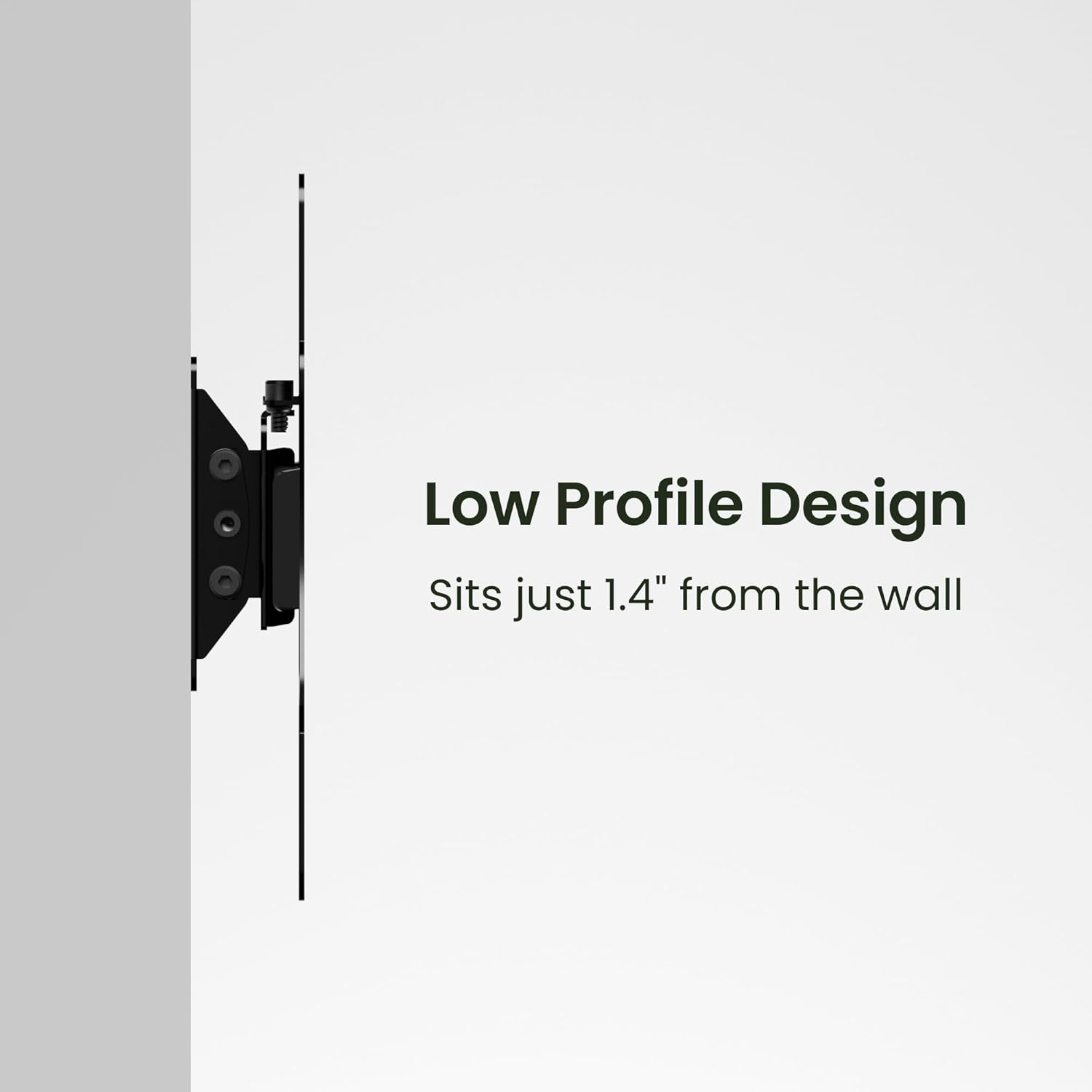 Kanto LT100 Low-Profile Tilting 15" to 45" TV Wall Mount