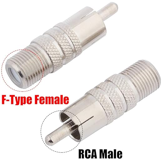 ProEdge F-Type (F) to RCA Male (M) Adapter