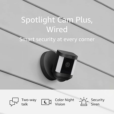 Ring Spotlight Cam Plus, Wired