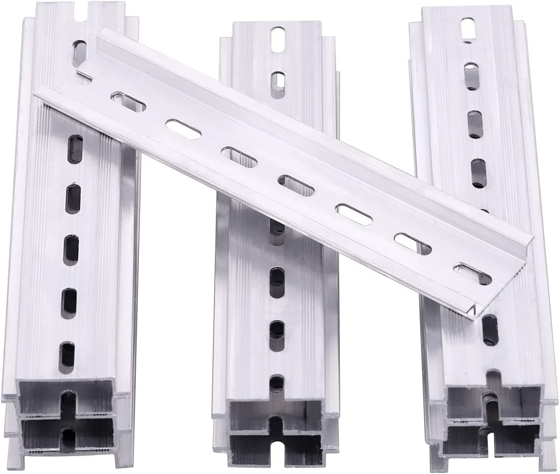 ProEdge DIN Rail Slotted Aluminum Assortment Kit, 6 Inches Long 35mm Wide 7.5mm High