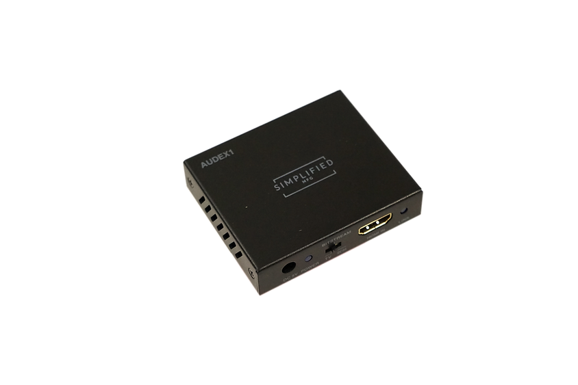 Simplified AUDEX1  HDMI Audio Extractor