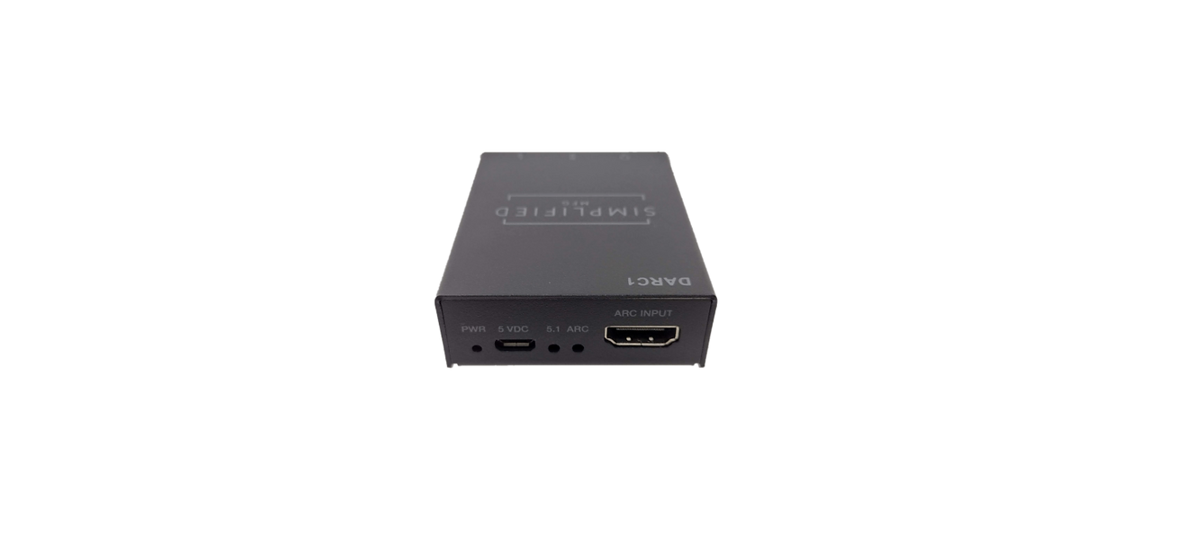 Simplified DARC1 ARC Audio Extractor with Downmix to Stereo