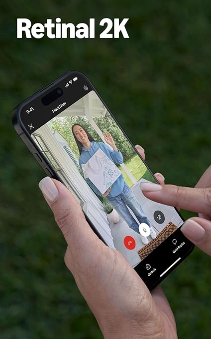 Ring Wired Doorbell Plus, 2K (Newest Model)