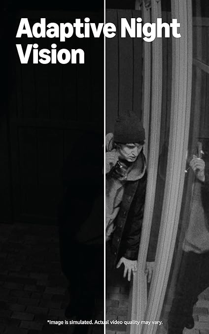 Ring Outdoor Cam Pro, Power over Ethernet (Newest Model), White