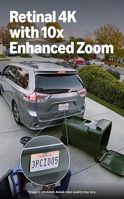 Ring Spotlight Cam Pro, Power over Ethernet (Newest Model), White