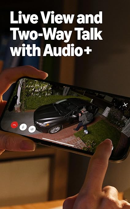 Ring Spotlight Cam Pro, Power over Ethernet (Newest Model), White