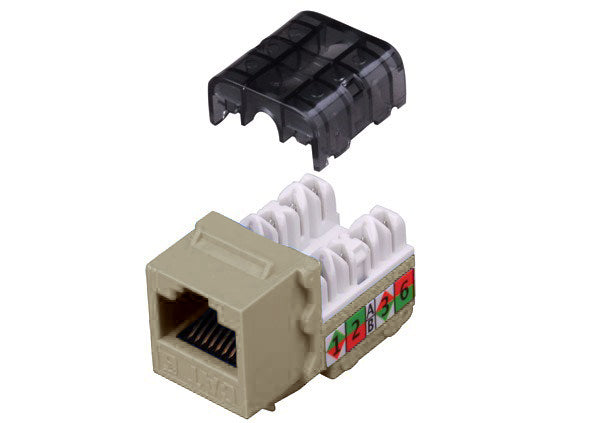 Vanco Category 6 90 Degree Keystone Inserts- 8 Conductor