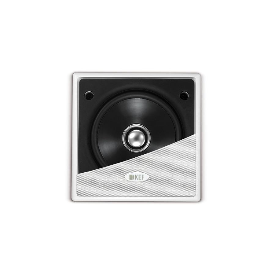 Kef Ci100QS Uni-Q 4" Square Speaker White, Each