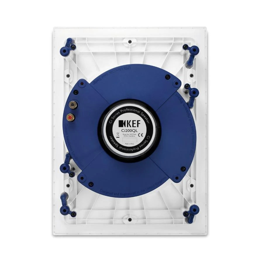 Kef Ci200QL Uni-Q 8" Rectangle Speaker White, Each