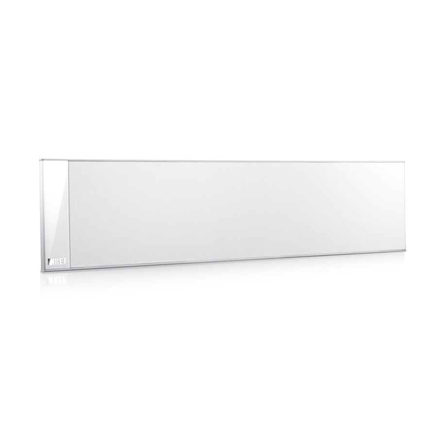Kef T301c Ultra-Thin Center Channel Speaker White T301CWH, Each