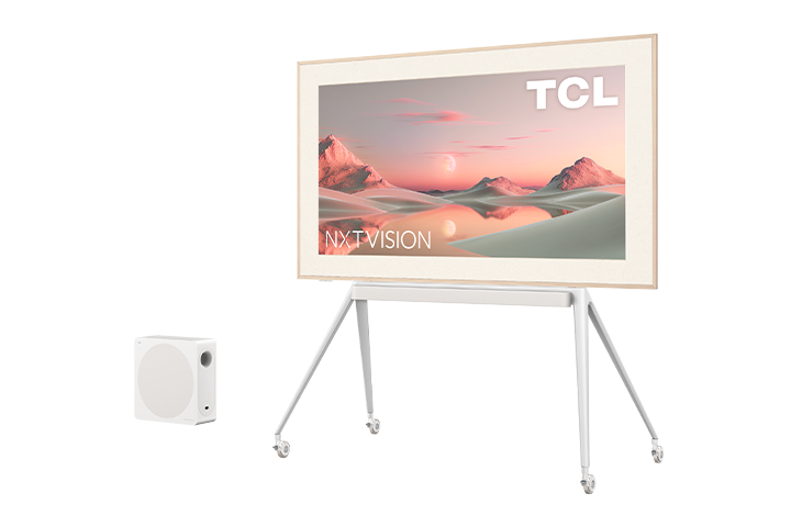 TCL Class NXTFRAME PRO TV 4K QLED Google TV with Audio by Bang & Olufsen® and Flush Wall Mount
