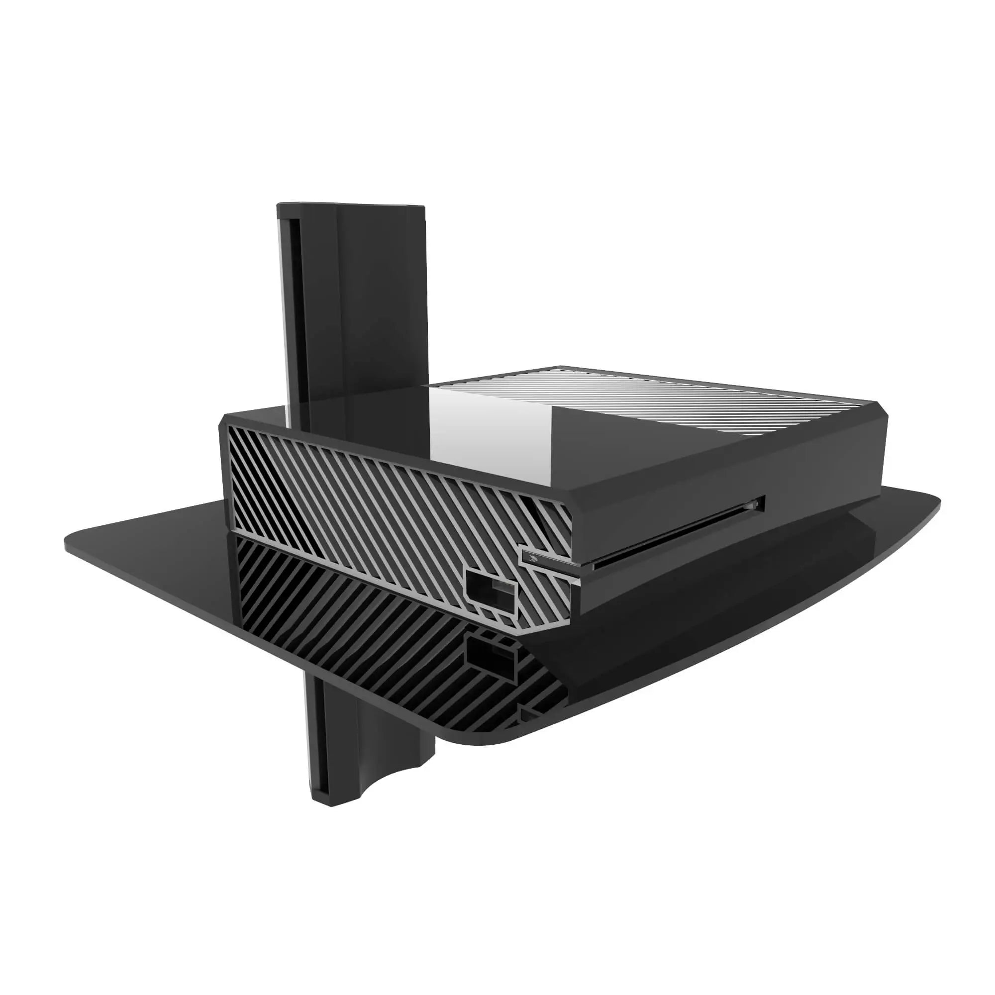 Kanto AVT1 Wall Mounted AV Shelf, Black