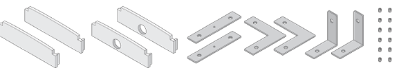 Diode Mud-In 2-in Aluminum Channel & Accessories