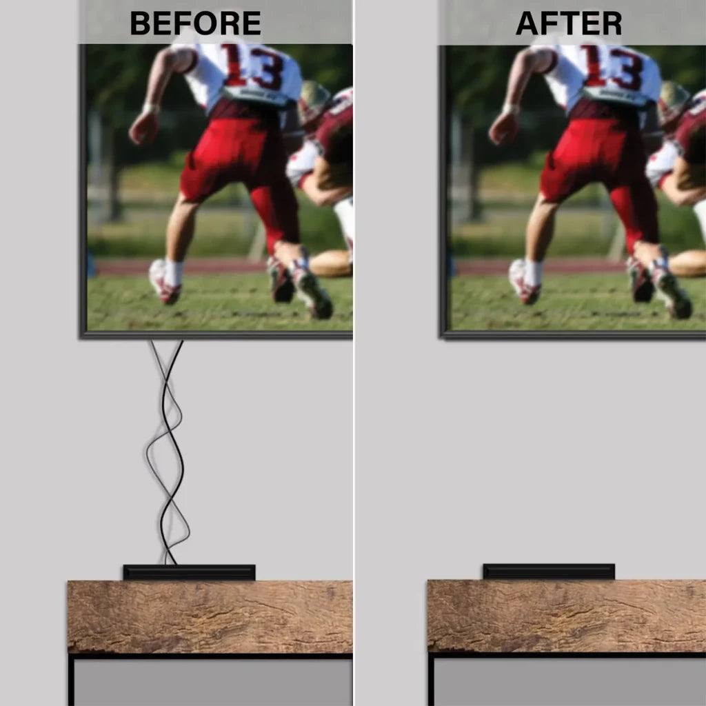 Sanus CCSIWLVK 5-Piece PVC White Flat Screen TV Kit