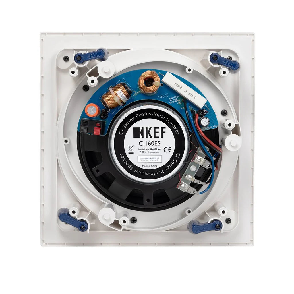 Kef Ci160ES E Series 6.5" Square Speaker, Pair