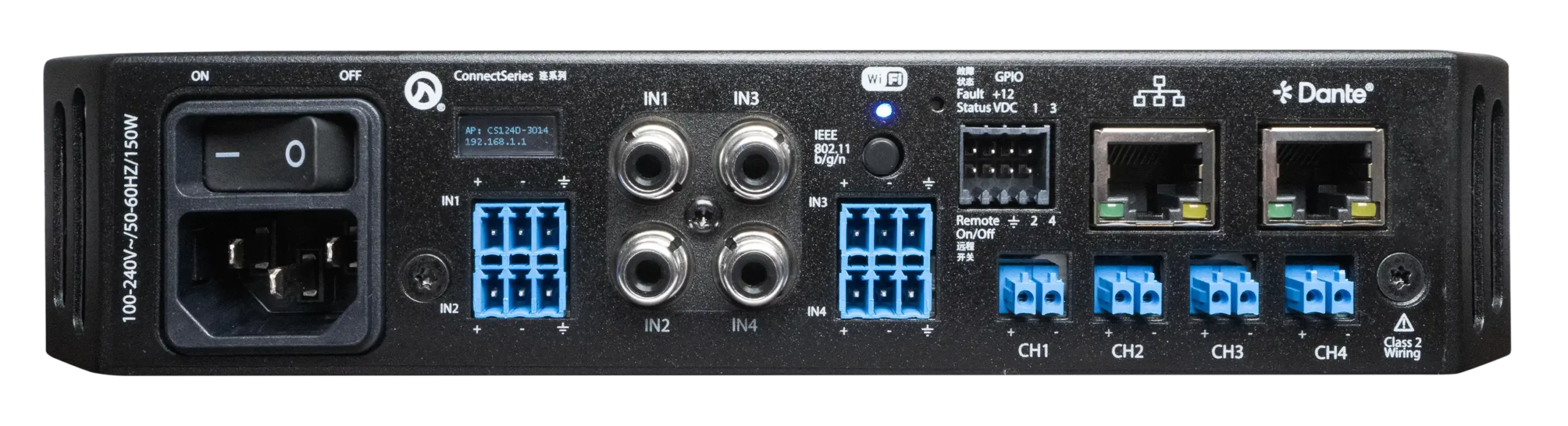 LEA CS124D Smart AMP | 4 Channels | 120 Watts Per Channel