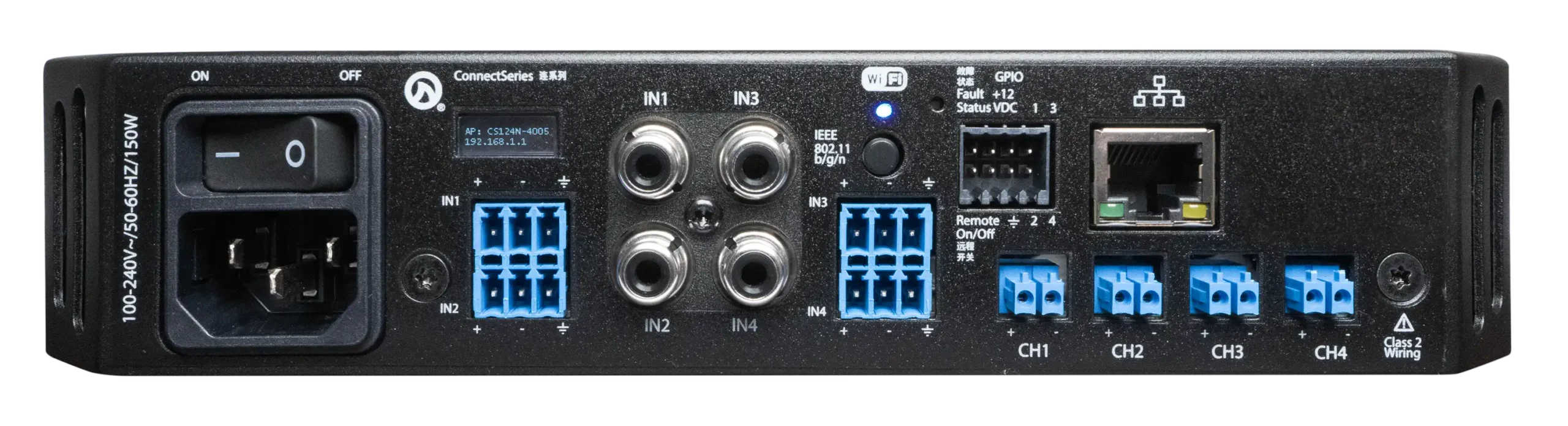 LEA CS124 Smart AMP | 4 Channels | 120 Watts Per Channel