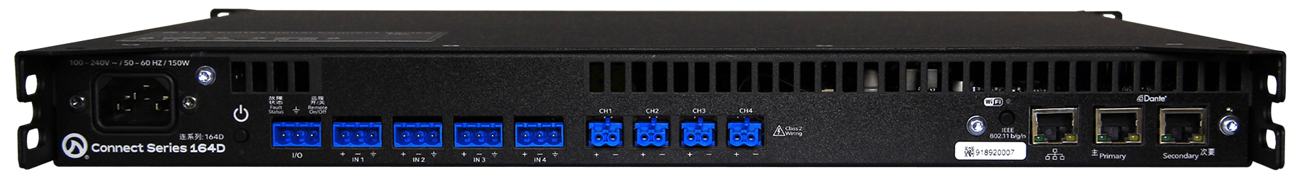 LEA CS164D Smart AMP | 4 Channels | 160 Watts Per Channel