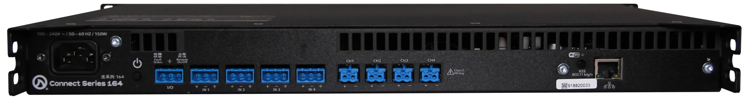 LEA CS164 Smart AMP | 4 Channels | 160 Watts Per Channel