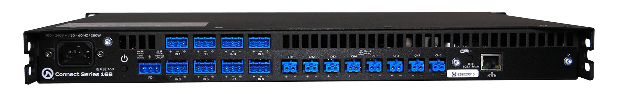 LEA CS168 Smart AMP | 8 Channels | 160 Watts Per Channel