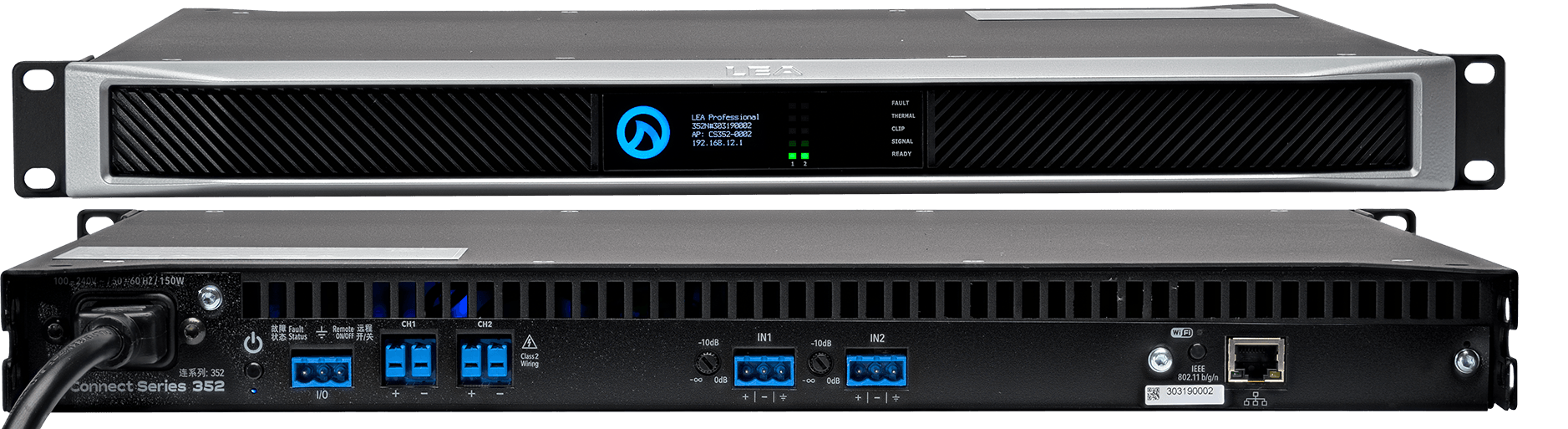 LEA CS352 Smart AMP | 2 Channels | 350 Watts Per Channel