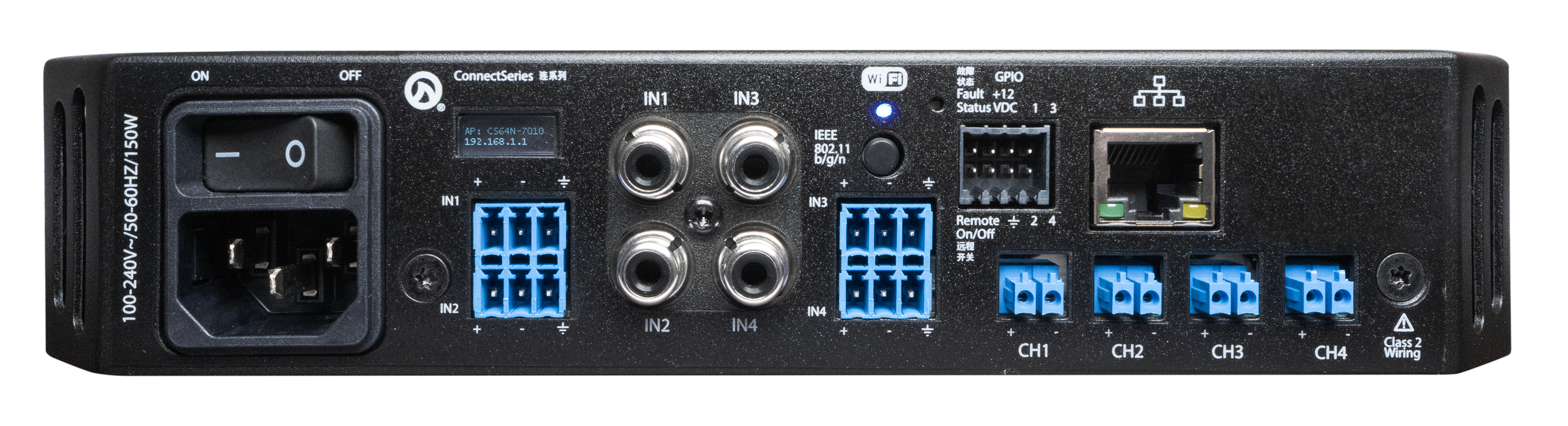 LEA CS34D Smart AMP | 4 Channels | 30 Watts per Channel