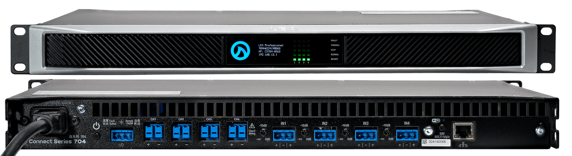 LEA CS704 Smart AMP | 4 Channels | 700 Watts Per Channel