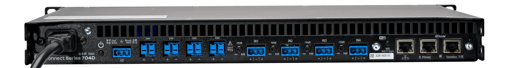 LEA CS704D Smart AMP | 4 Channels | 700 Watts Per Channel