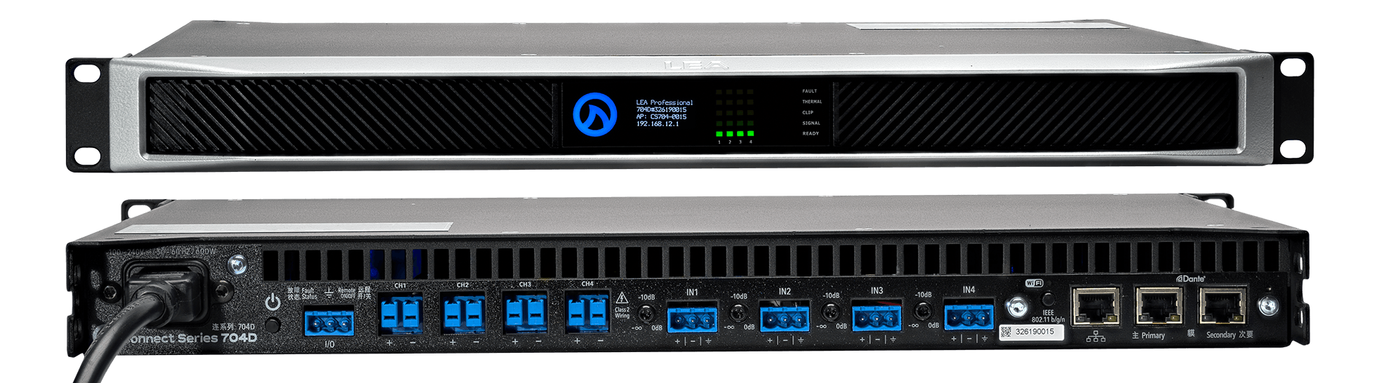 LEA CS704D Smart AMP | 4 Channels | 700 Watts Per Channel