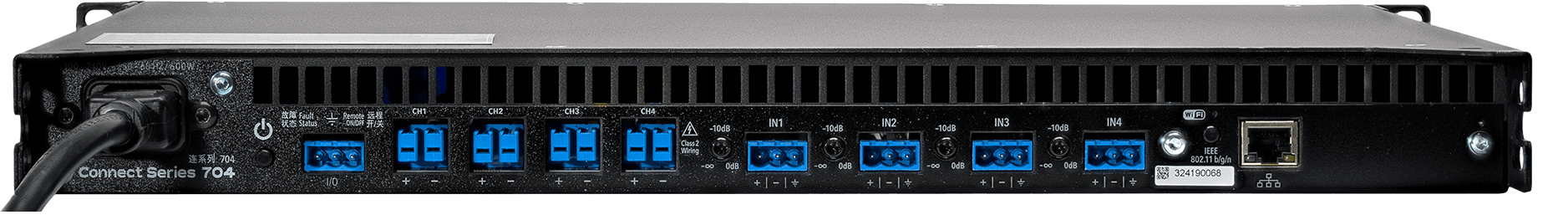 LEA CS704 Smart AMP | 4 Channels | 700 Watts Per Channel