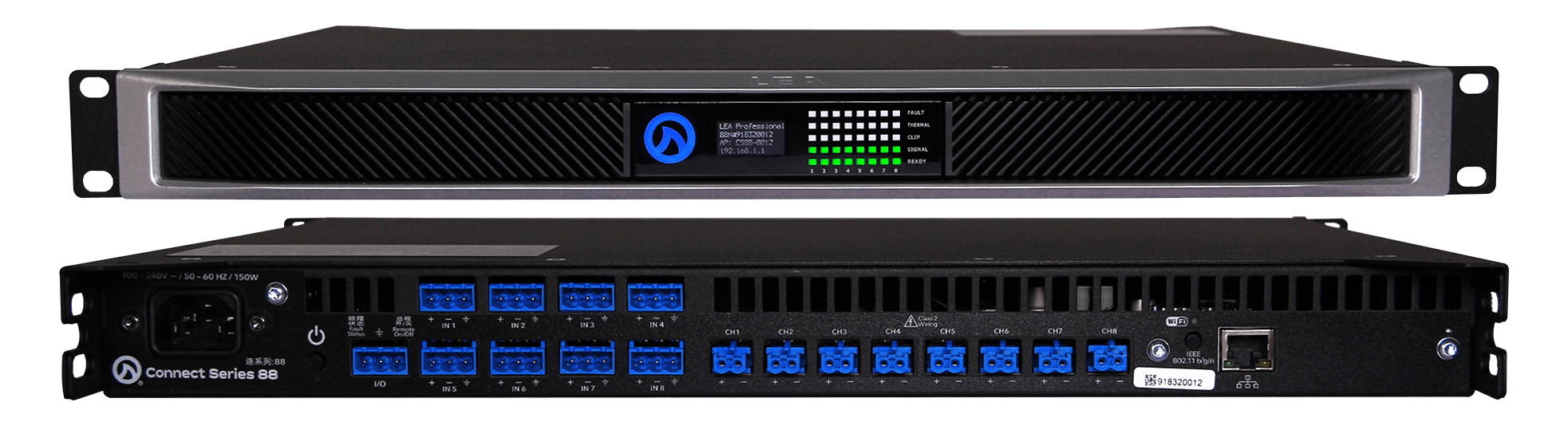 LEA CS88 Smart AMP | 8 Channels | 80 Watts Per Channel